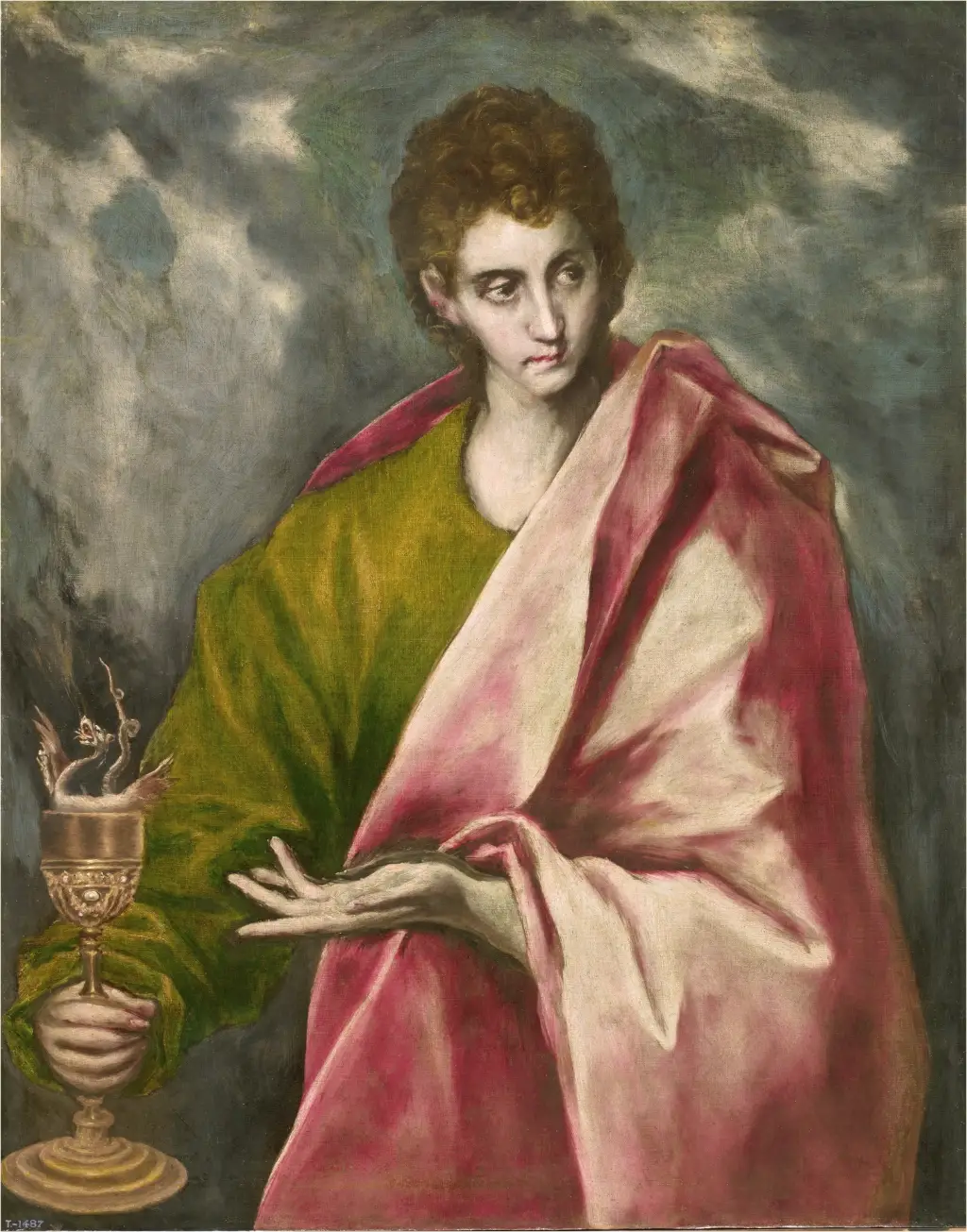 Saint John the Evangelist (Prado Museum, Madrid) in Detail El Greco